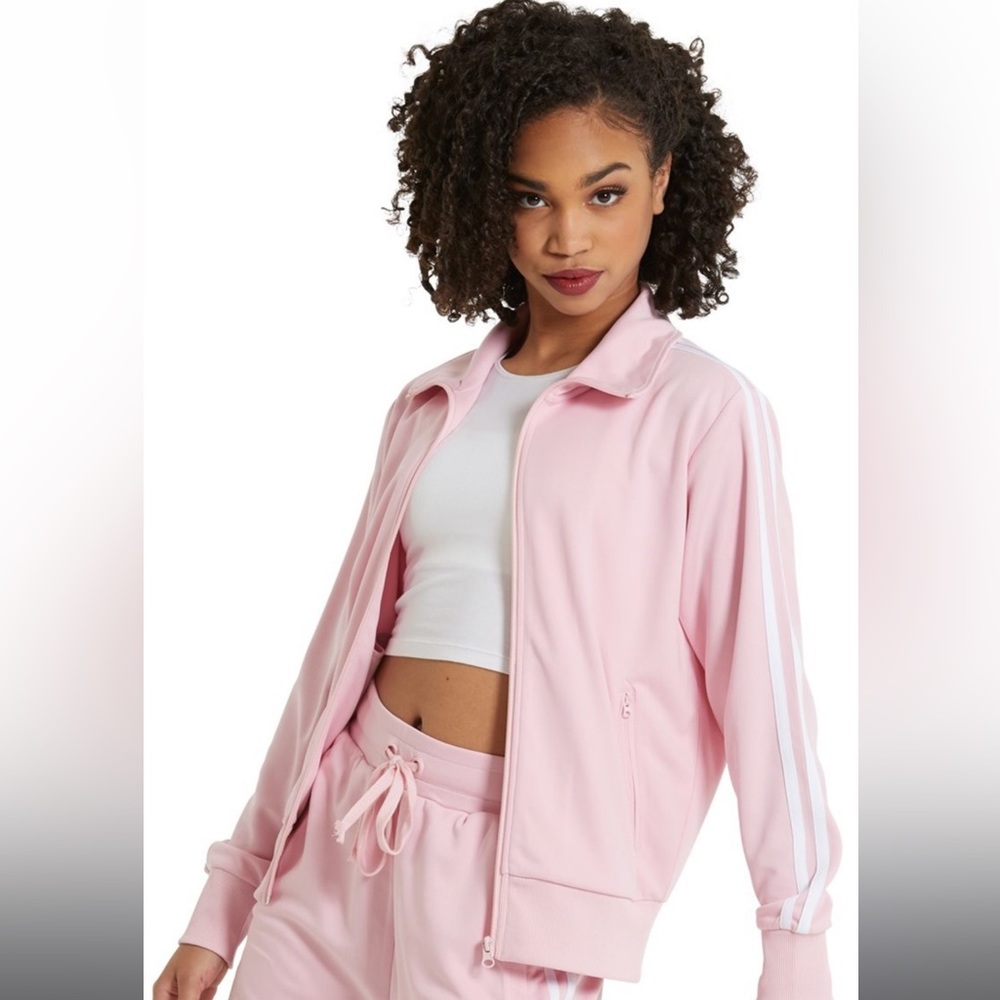 Urban Groove Striped Track Jacket and Pants both pink size SA